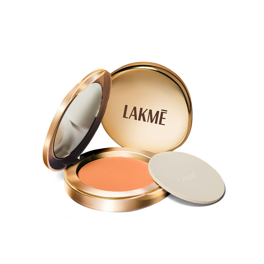 Lakme 9 To 5 Powerplay Matte Compact - Apricot | Grocsy