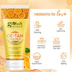 Globus Naturals De Tan Face Pack, Suitable For All Skin Types | Grocsy