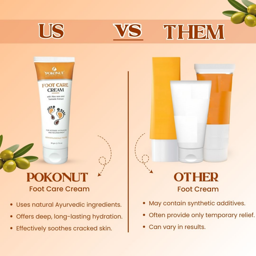 Pokonut Foot Care Cream | Grocsy