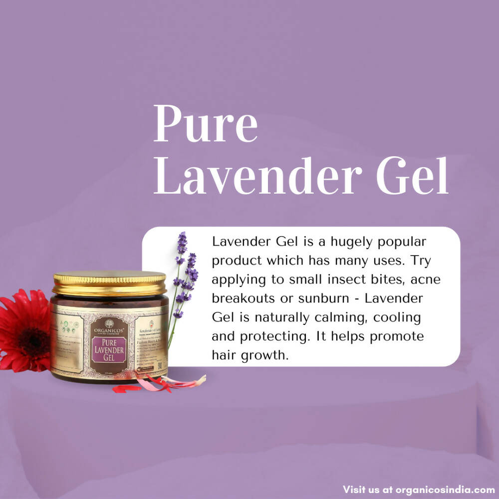 Organicos Pure Lavender Face Gel | Grocsy