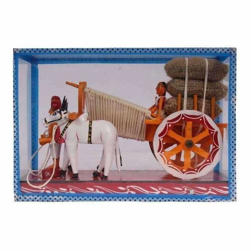Kondapalli Bullock Cart With Frame (Big size) | Grocsy