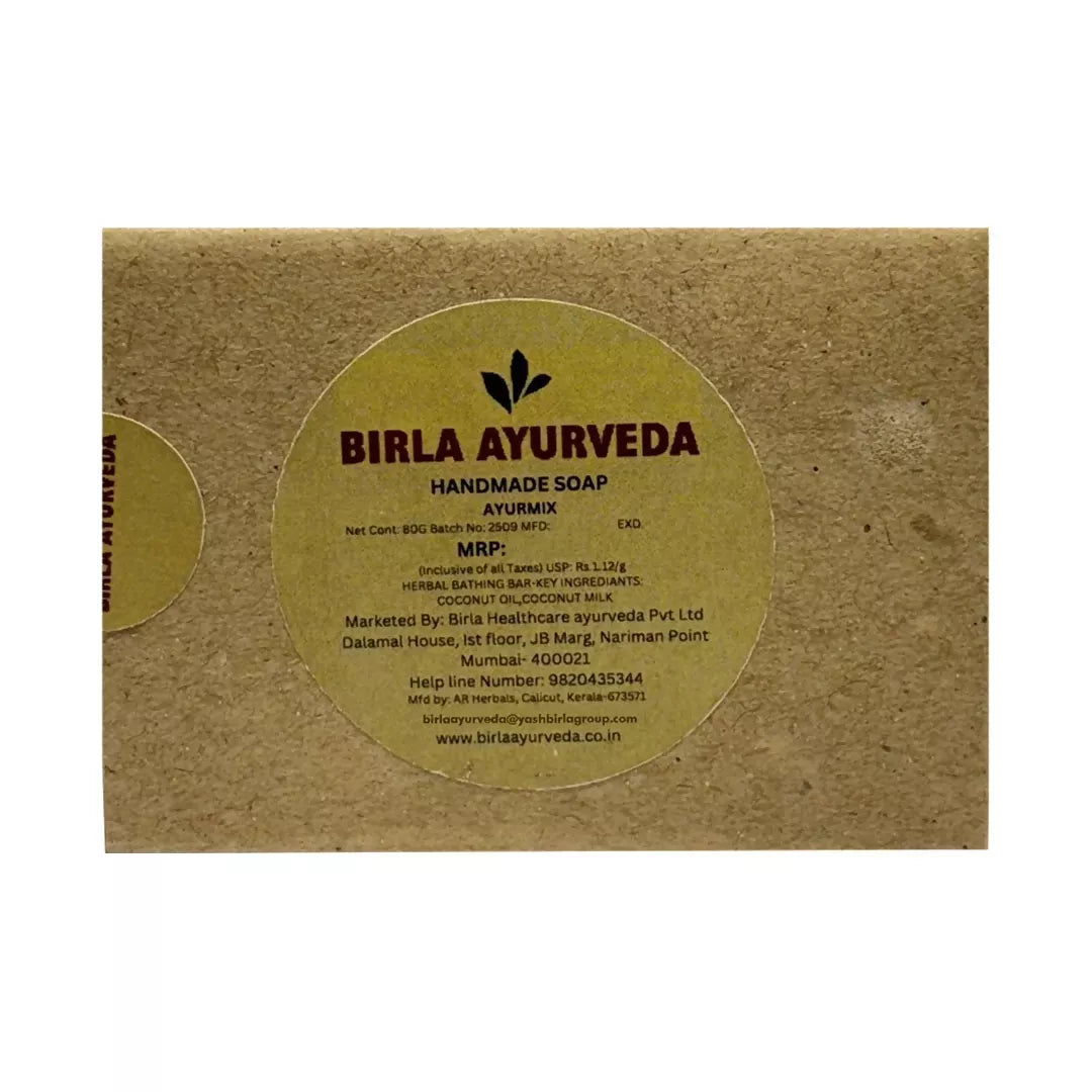 Birla Ayurveda Handmade Ayurvedic Mix Soap | Grocsy