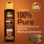 The Indie Earth Premium Grade 100% Pure Castor Oil | Grocsy