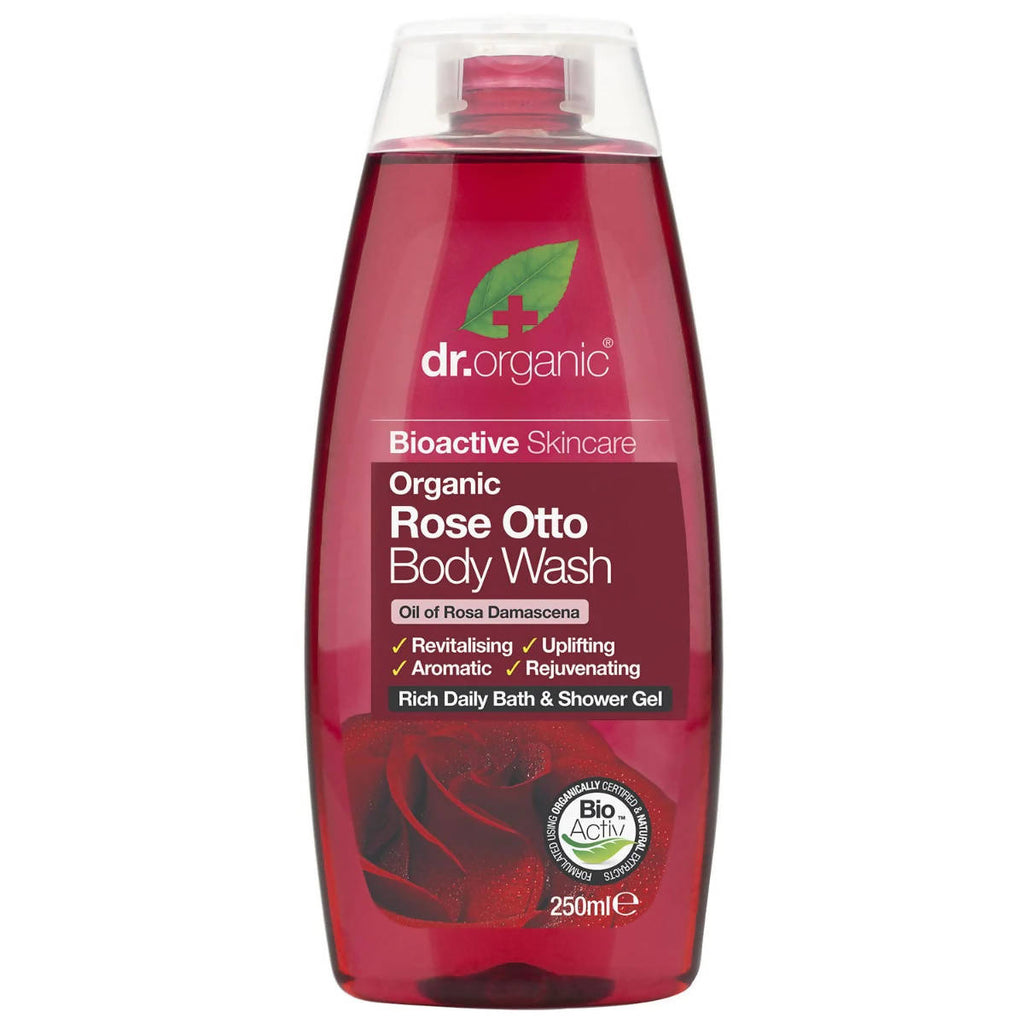 Dr.Organic Rose Otto Body Wash | Grocsy