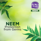 BoroPlus Antiseptic And Moisturising Bathing Neem Soap With Neem, Tea Tree, Aloe Vera & Shea Butter | Grocsy