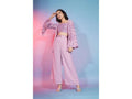 Pink Georgette Sequence With Thread Designer Co-Ord Set - Flory | Grocsy