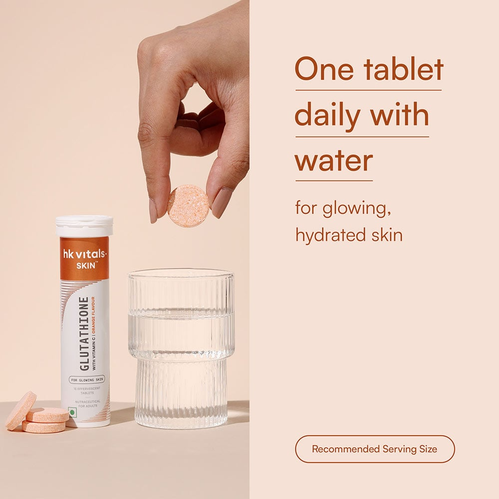 HK Vitals Glutathione Effervescent Tablets | Grocsy