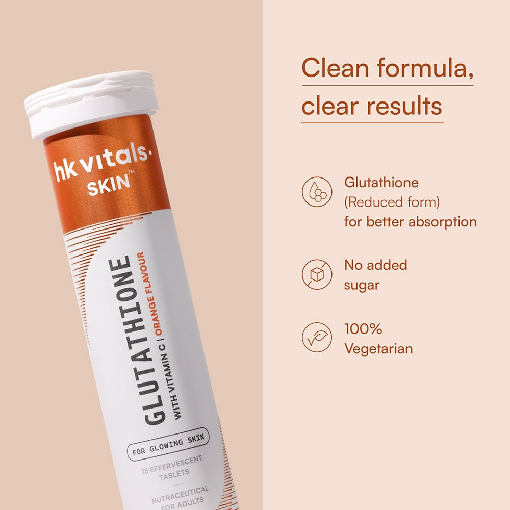 HK Vitals Glutathione Effervescent Tablets | Grocsy