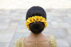 Yellow Orchids Gajra | Grocsy