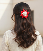 Red Petals Flower Brooch | Grocsy