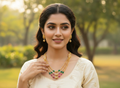 Designer Multicolor Stone Layer Necklace | Grocsy