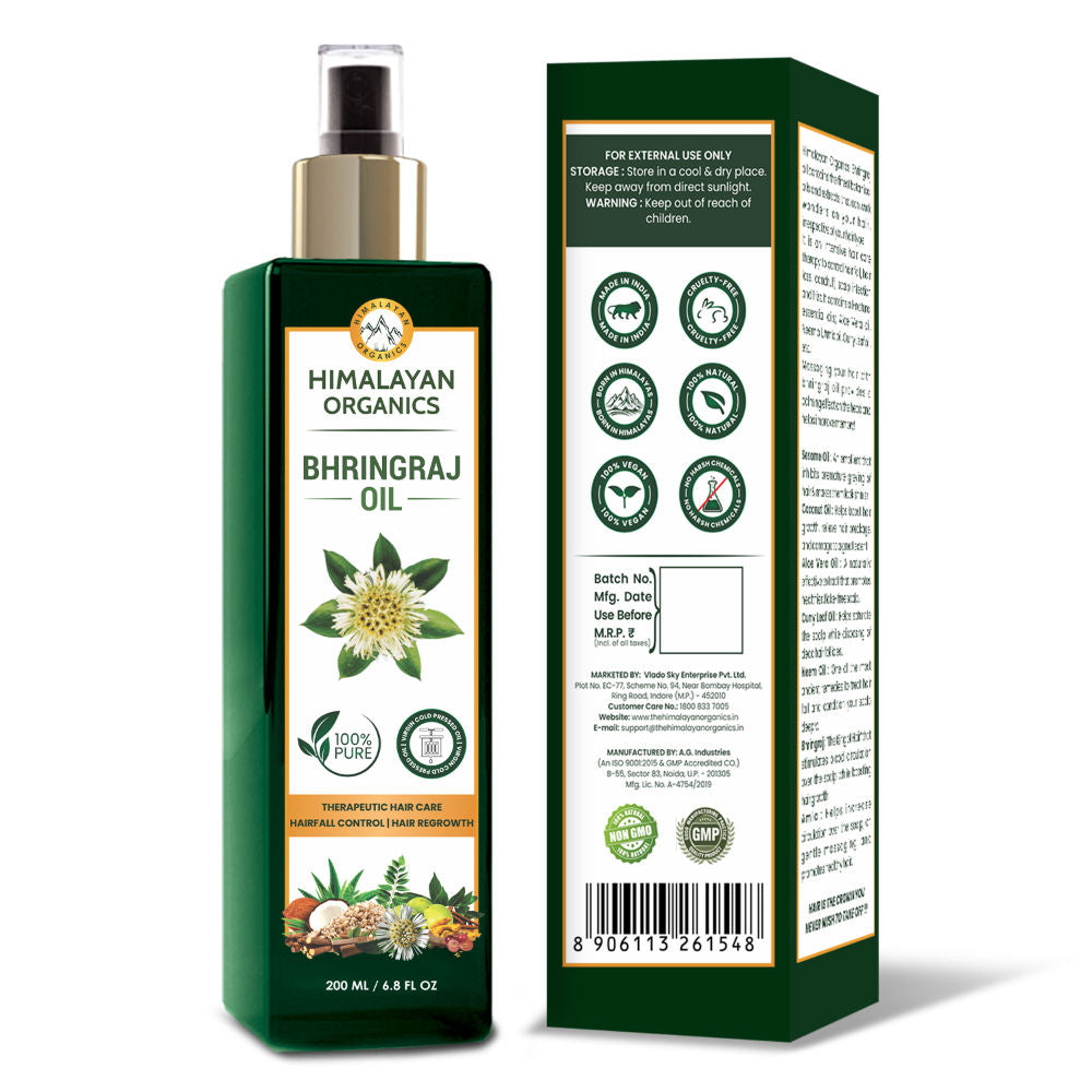 Himalayan Organics Bhringraj Oil | Grocsy