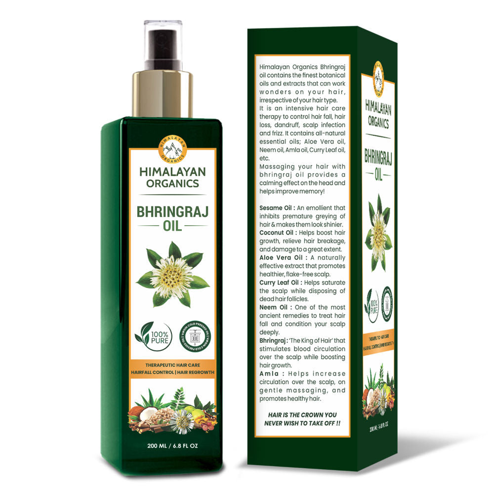 Himalayan Organics Bhringraj Oil | Grocsy