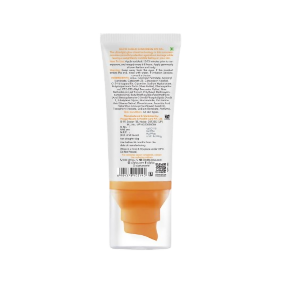 Professional O3+ Derma Cult Glow Shield Sunscreen SPF 50 PA+++ | Grocsy
