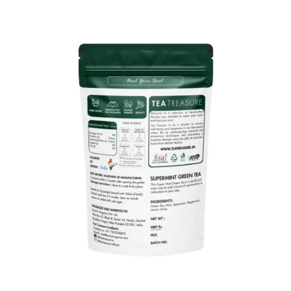 Tea Treasure Loose Leaf Supermint Tea | Grocsy