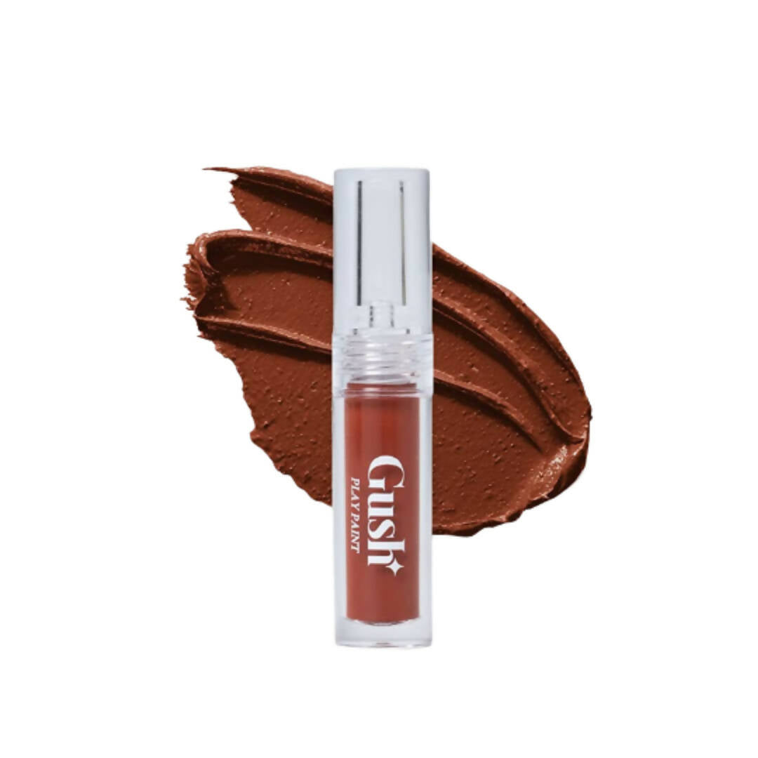 Gush Beauty Play Paint Airy Fluid Lipstick - Chocolate Brown | Grocsy
