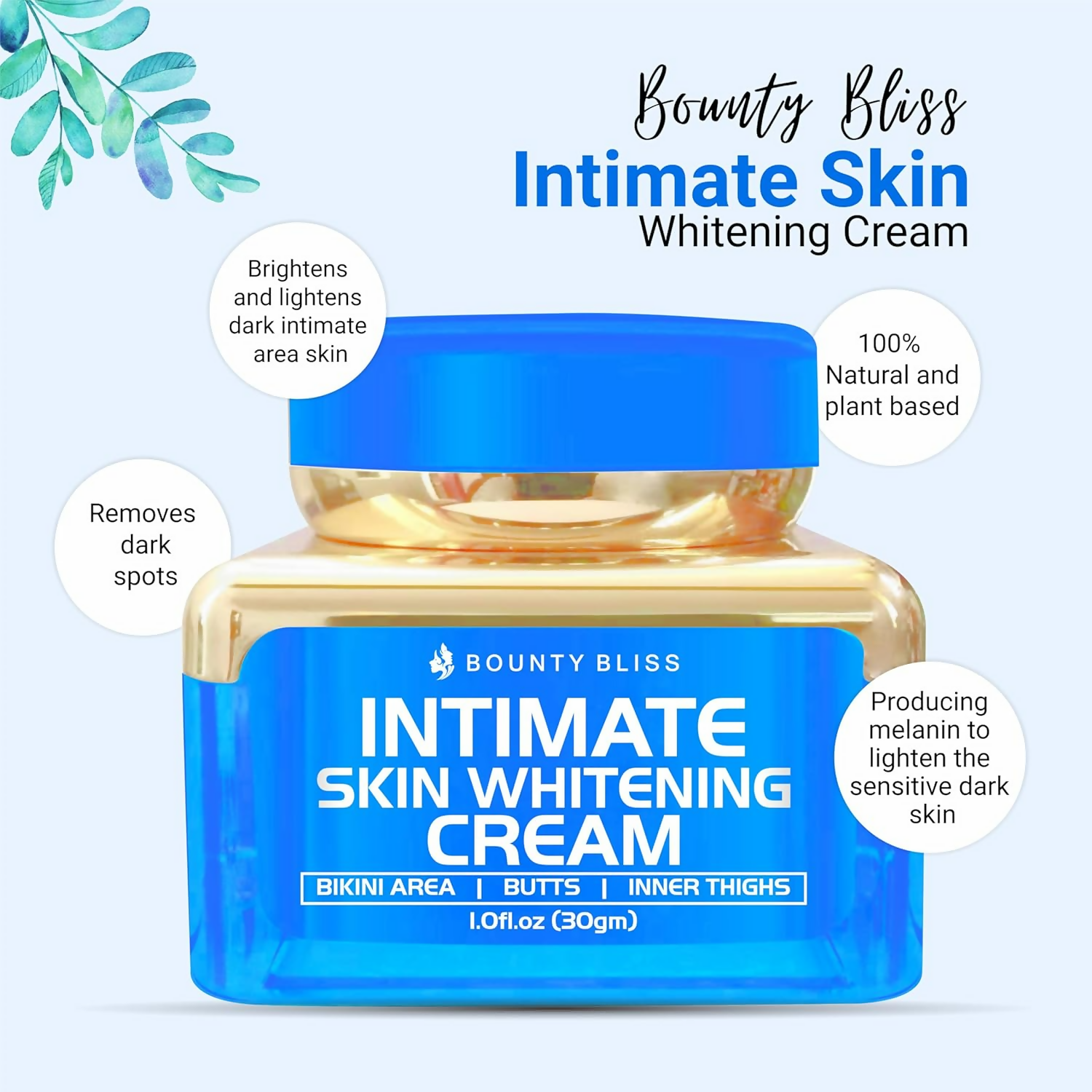 Bounty Bliss Intimate Skin Whitening Cream | Grocsy