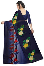 Vamika Navy Georgette Printed Contemporary Saree (SKODA NAVY) | Grocsy