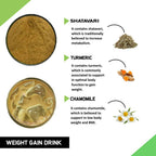 Just Vedic Weight Gain Drink Mix | Grocsy