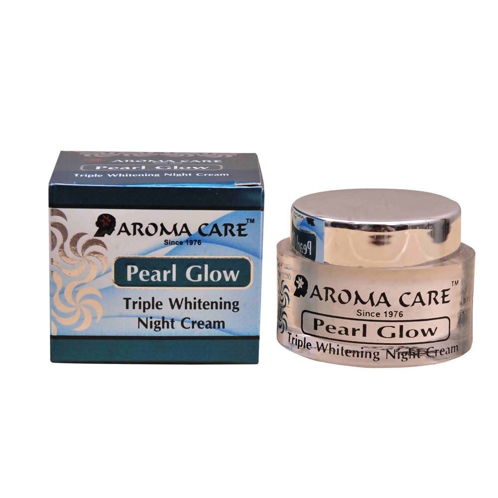 Aroma Care Pearl Glow Triple Whitening Night Cream | Grocsy
