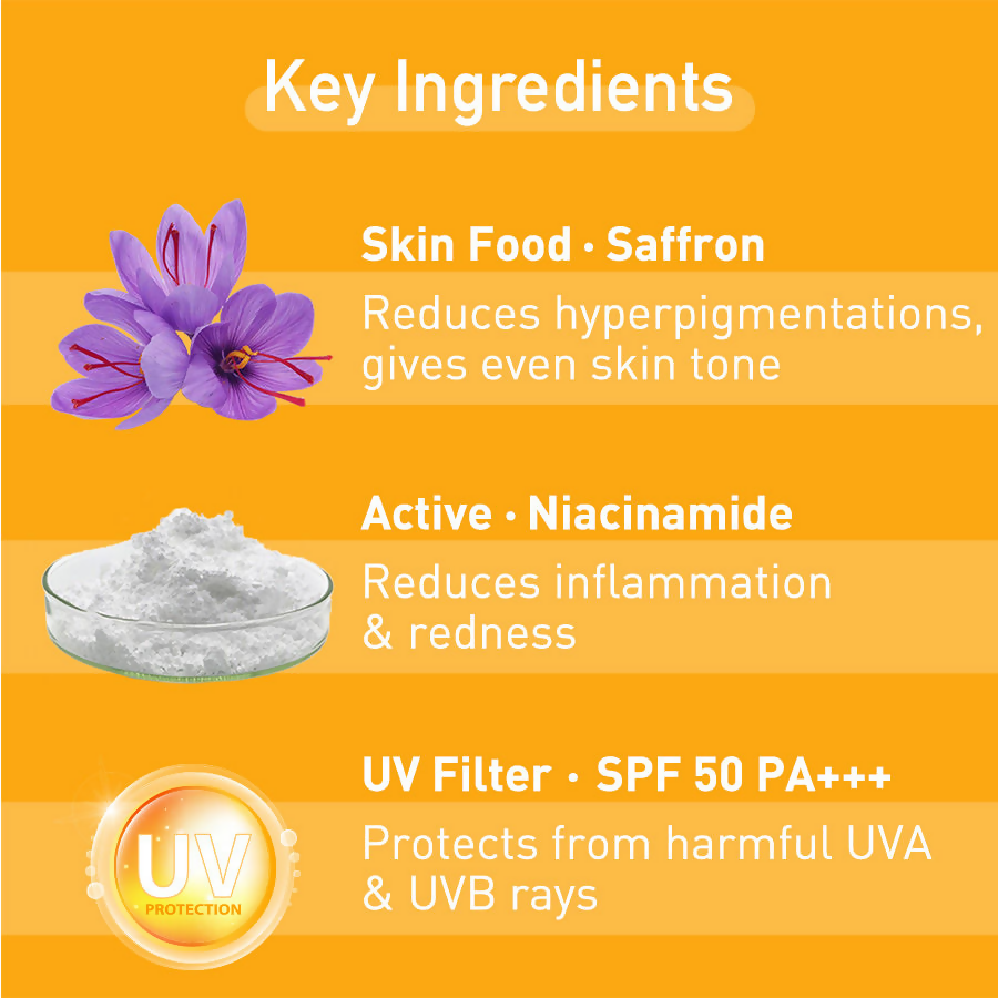 PureSense Sun Care Glow Cream With SPF 50+++ | Grocsy