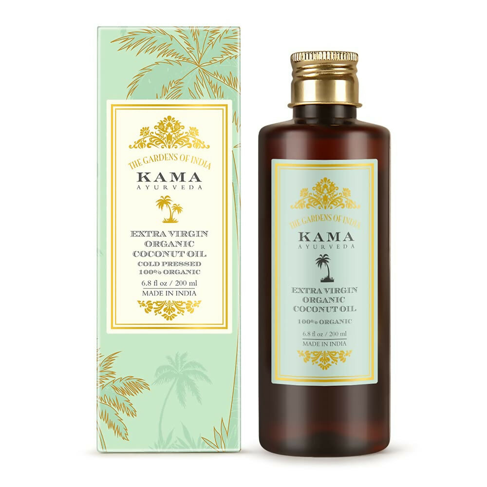 Kama Ayurveda Extra Virgin Organic Coconut Hair Oil | Grocsy