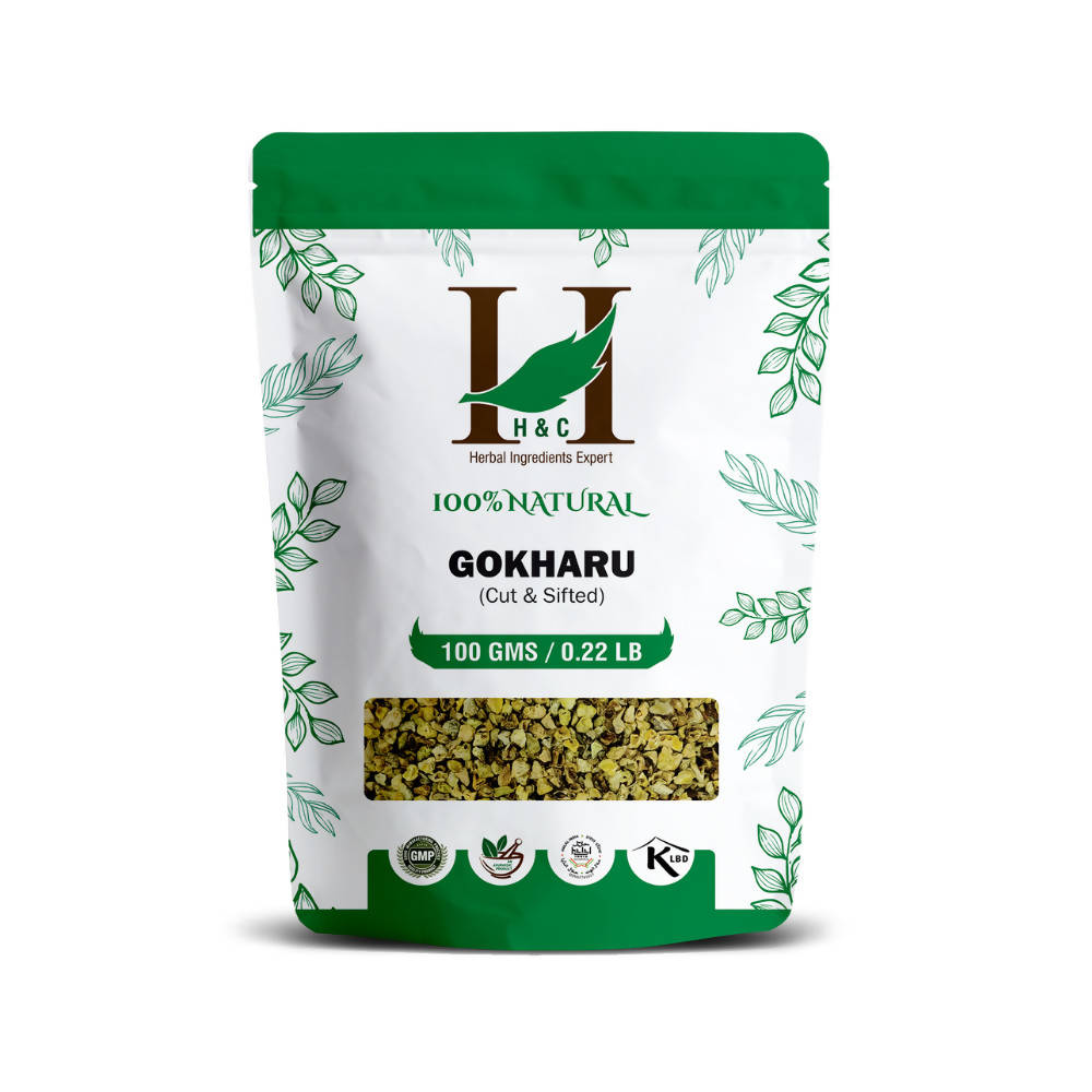 H&C Herbal Gokhru Cut & Shifted Herbal Tea Ingredient | Grocsy