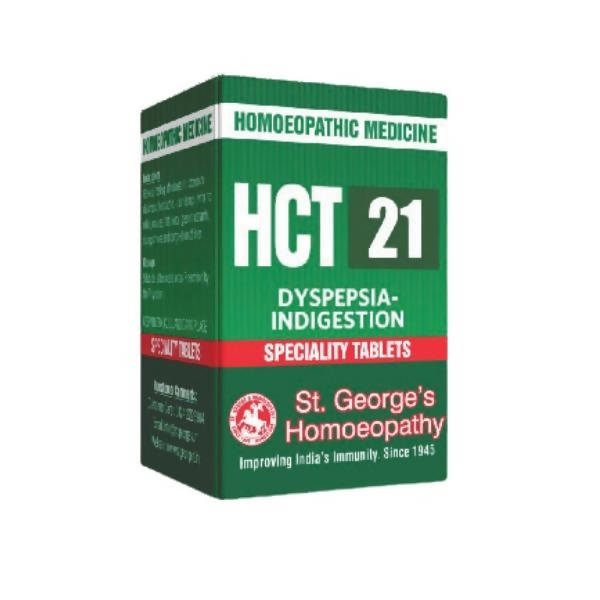 St. George's Homeopathy HCT 21 Tablets | Grocsy