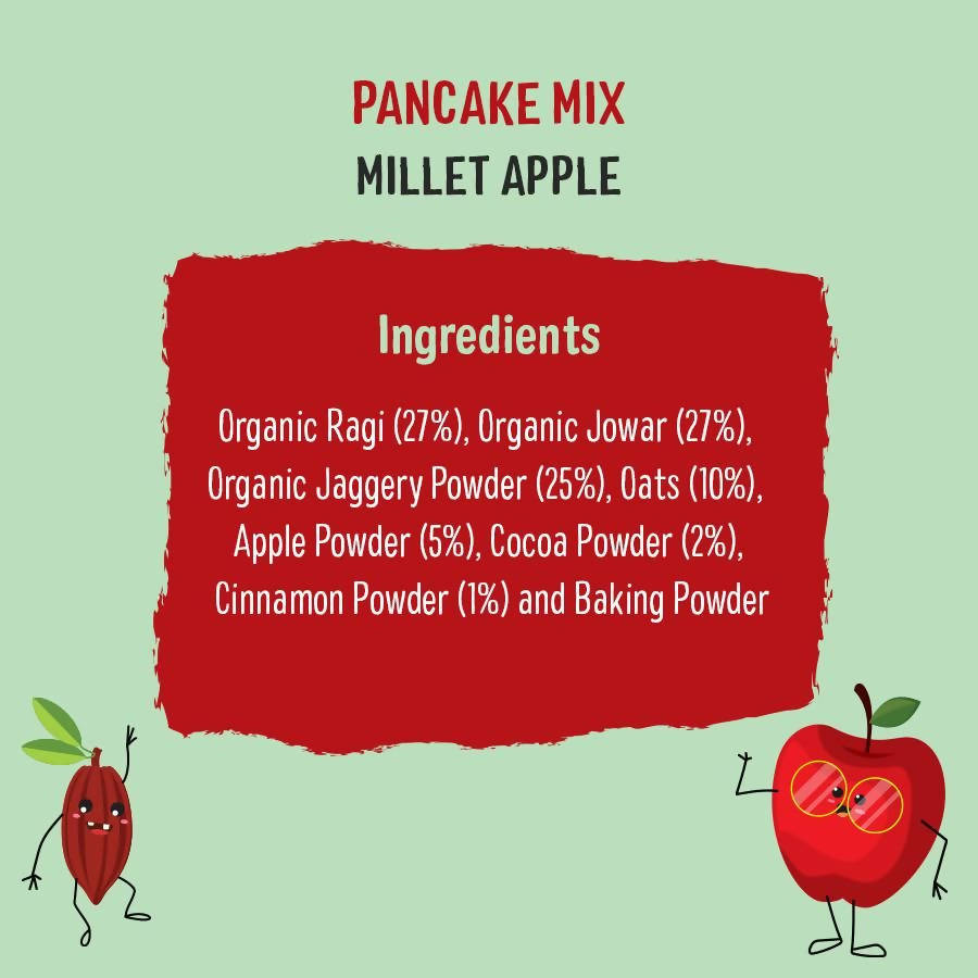 Timios Apple Millet Pancake with Cocoa | Grocsy