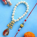 Folk Style Lumba Rakhi Set & Almonds Jar | Grocsy