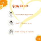NutriGlow Advanced Organics Vitamin C Serum with Hyaluronic Acid | Grocsy