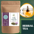 Satvi Wellness Milk Thistle Seed Tea Bags | Herbal Tea | Grocsy