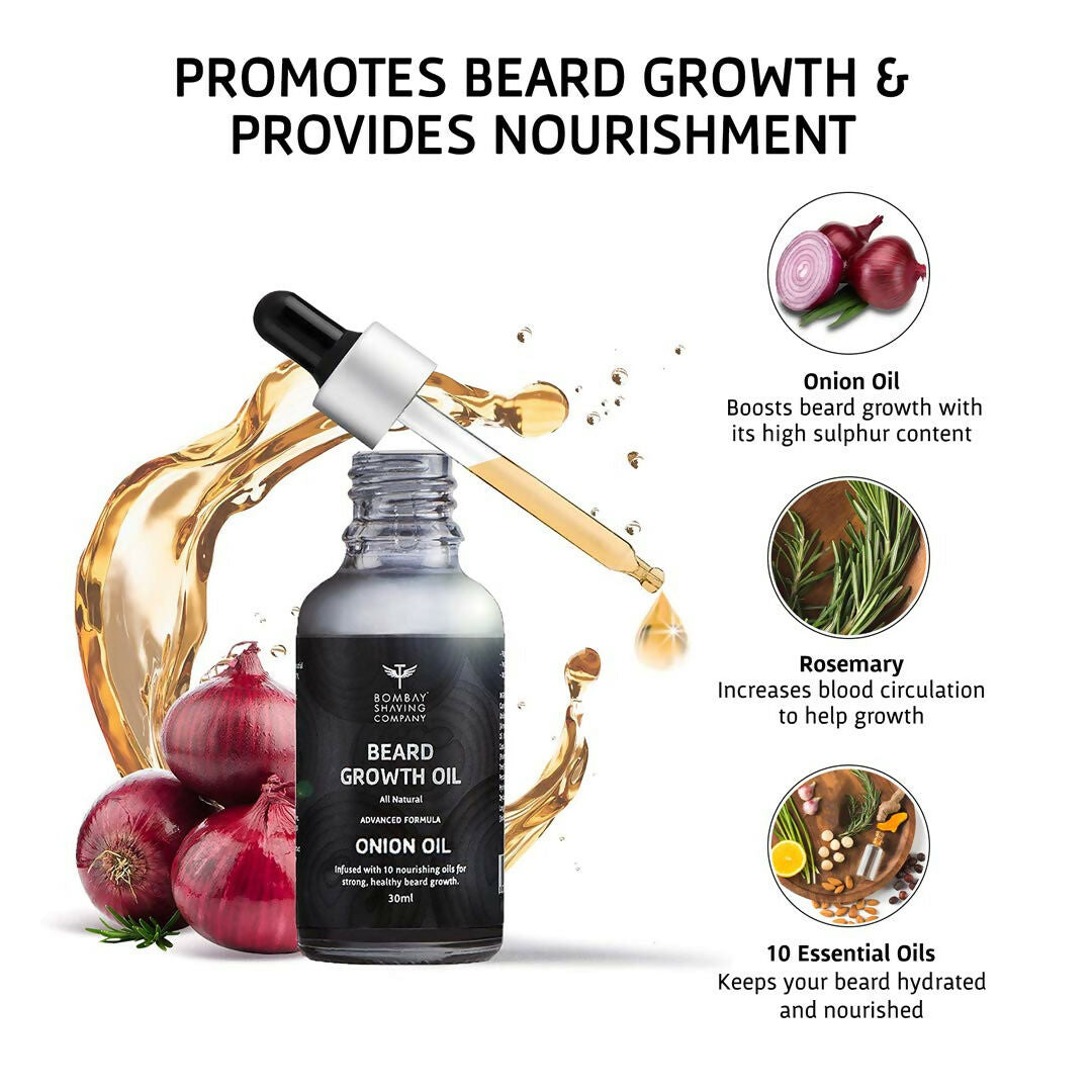Bombay Shaving Company Beard Growth Onion Oil | Grocsy