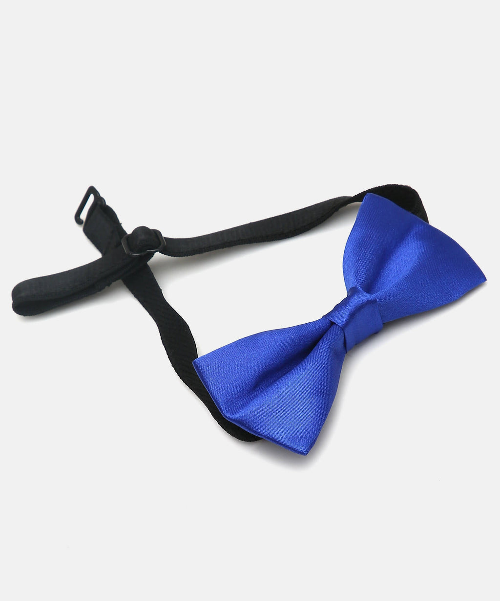 Manet Boys Solid Single Layer Bow - Bright Blue | Grocsy