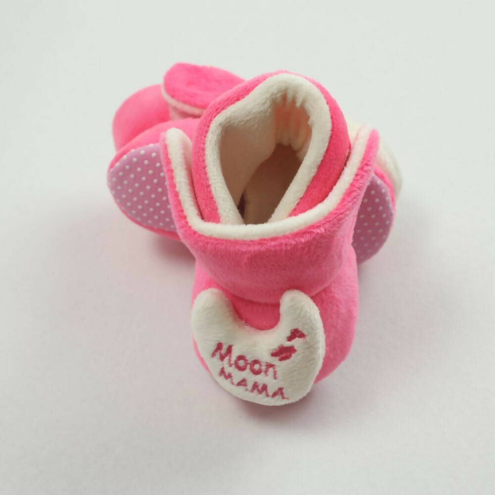 Tiny Bugs For Boys & Girls Baby Winter Booties - Pink | Grocsy