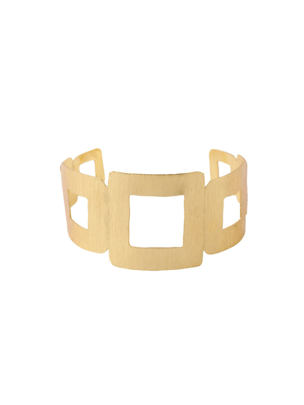 NVR Women Gold-Polished Adjustable Kada Bracelet | Grocsy