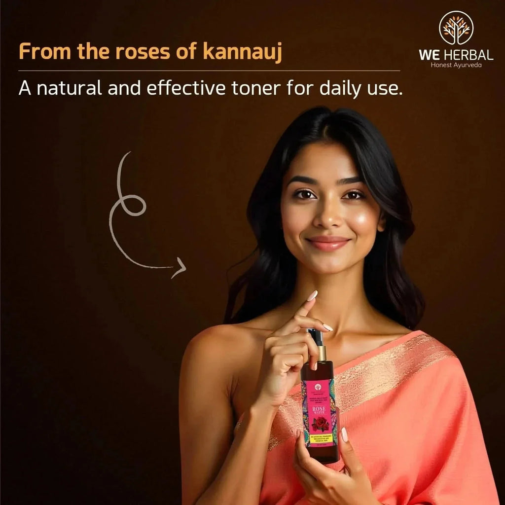 We Herbal Pure Rose Water: The Best Toner And Hydrating Solution For Your Skin | Grocsy