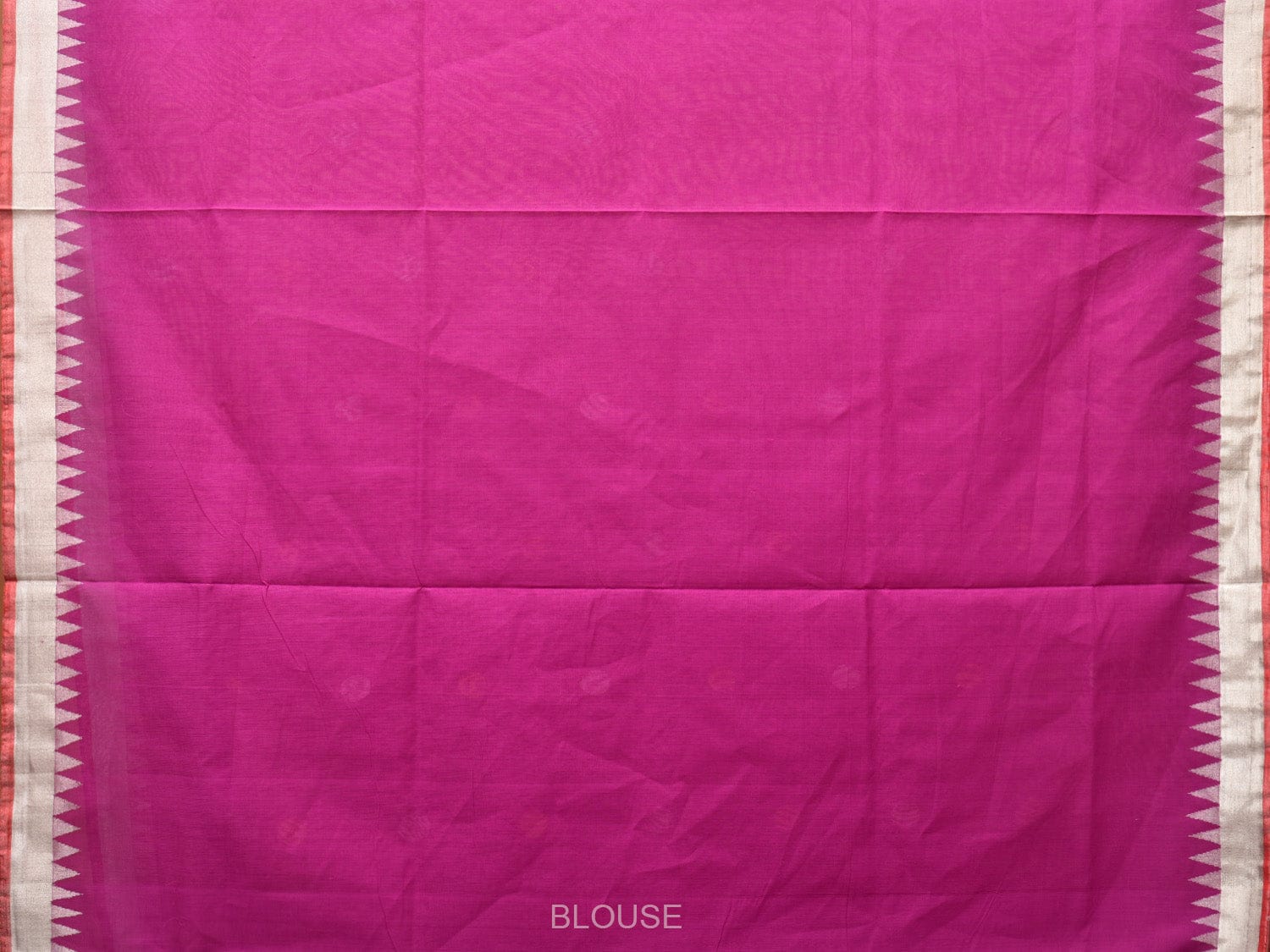 Purple Khadi Cotton Handloom Saree with Plant and Birds Pallu Design - Global Threads | Grocsy