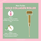 House of Beauty Gold Collagen Roller | Grocsy
