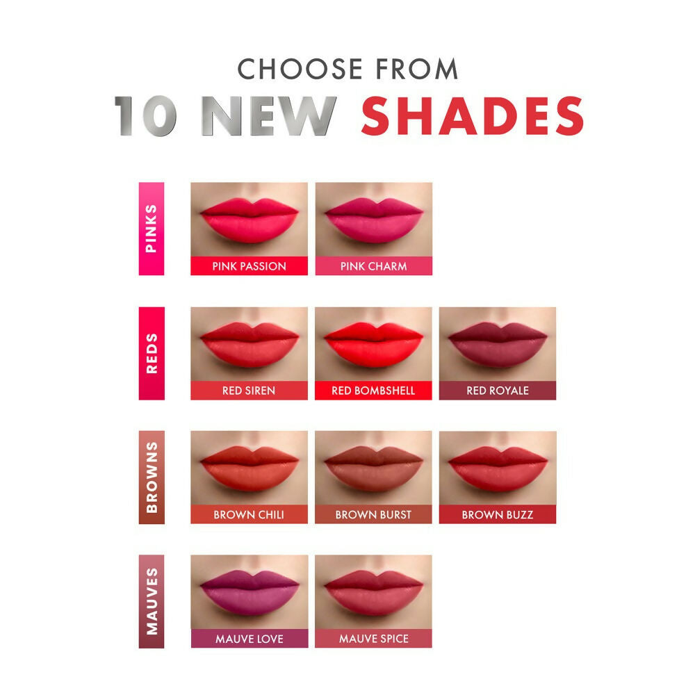 Lakme Forever Matte Lipstick - Red Royale | Grocsy