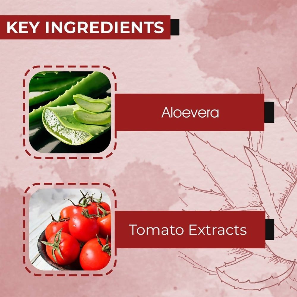 Ae Naturals Pure Aloevera Gel With Tomato Extracts | Grocsy