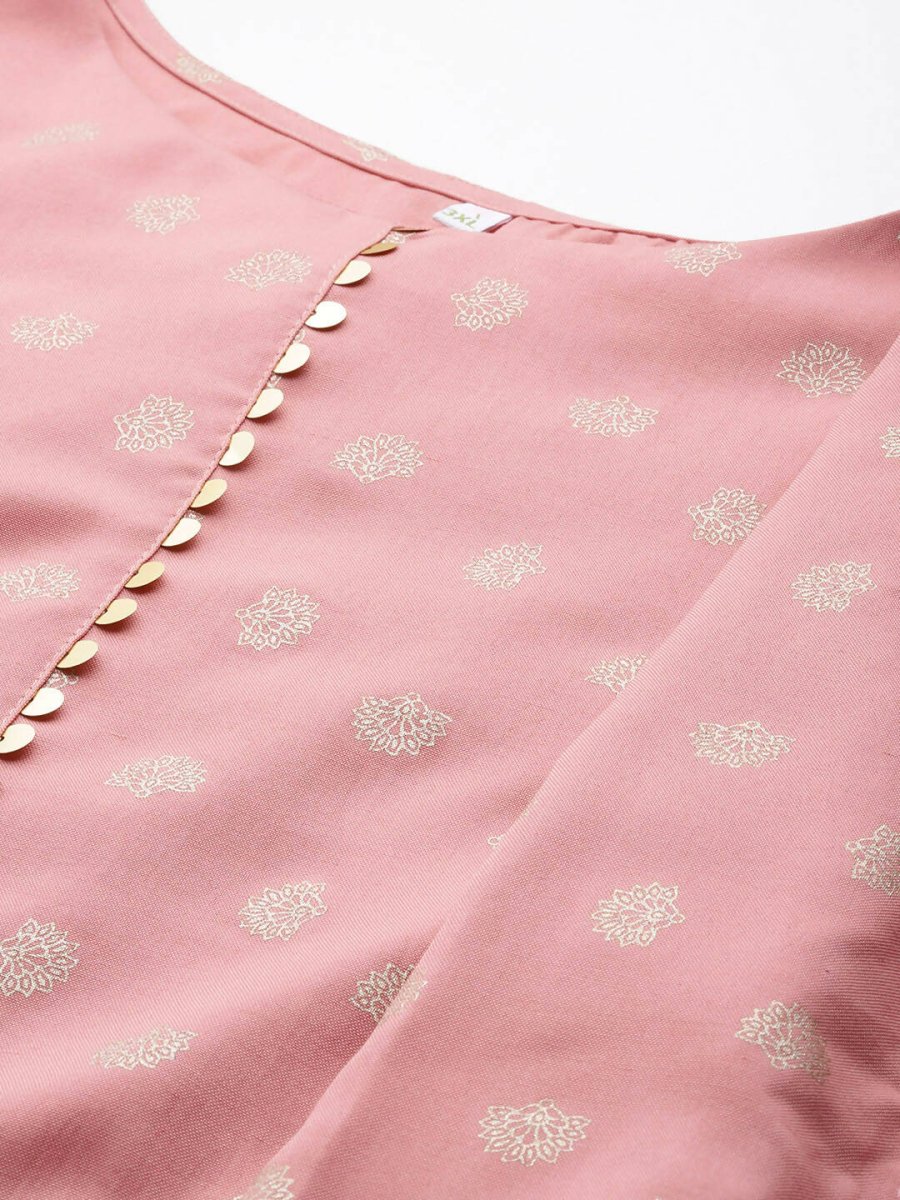 Ahalyaa Women's Traditional wear Ethnic Dress - Pink | Grocsy