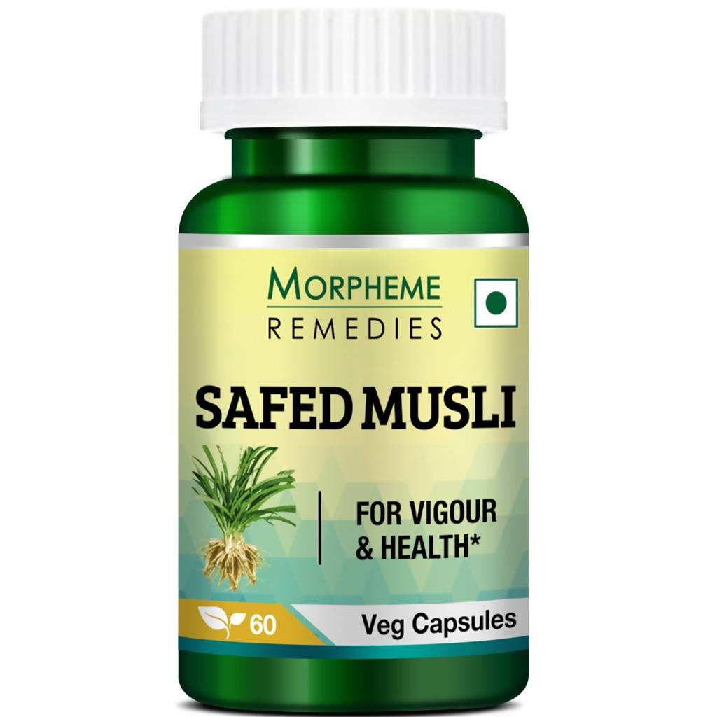 Morpheme Remedies Safed Musli Capsules | Grocsy