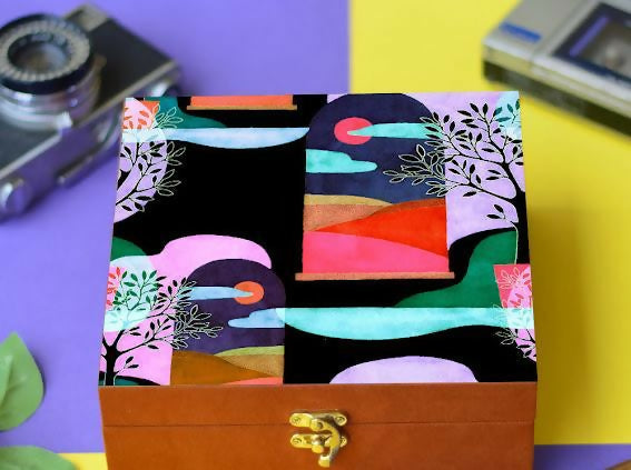 Collectibles India Wood Gift Box | Grocsy