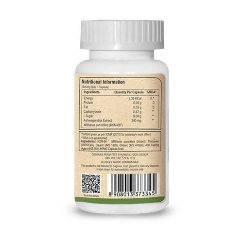 Pure Nutrition Ashwagandha KSM-66 Capsules | Grocsy