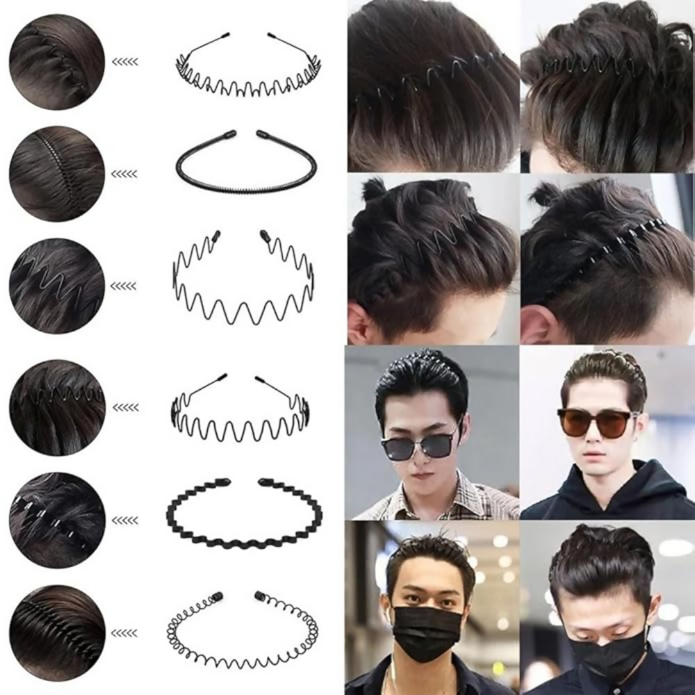 Bronson Professional Metal Hair Band Set - Black | Grocsy