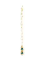 Kundan Maang Tikka (Gold) - Ruby Raang | Grocsy