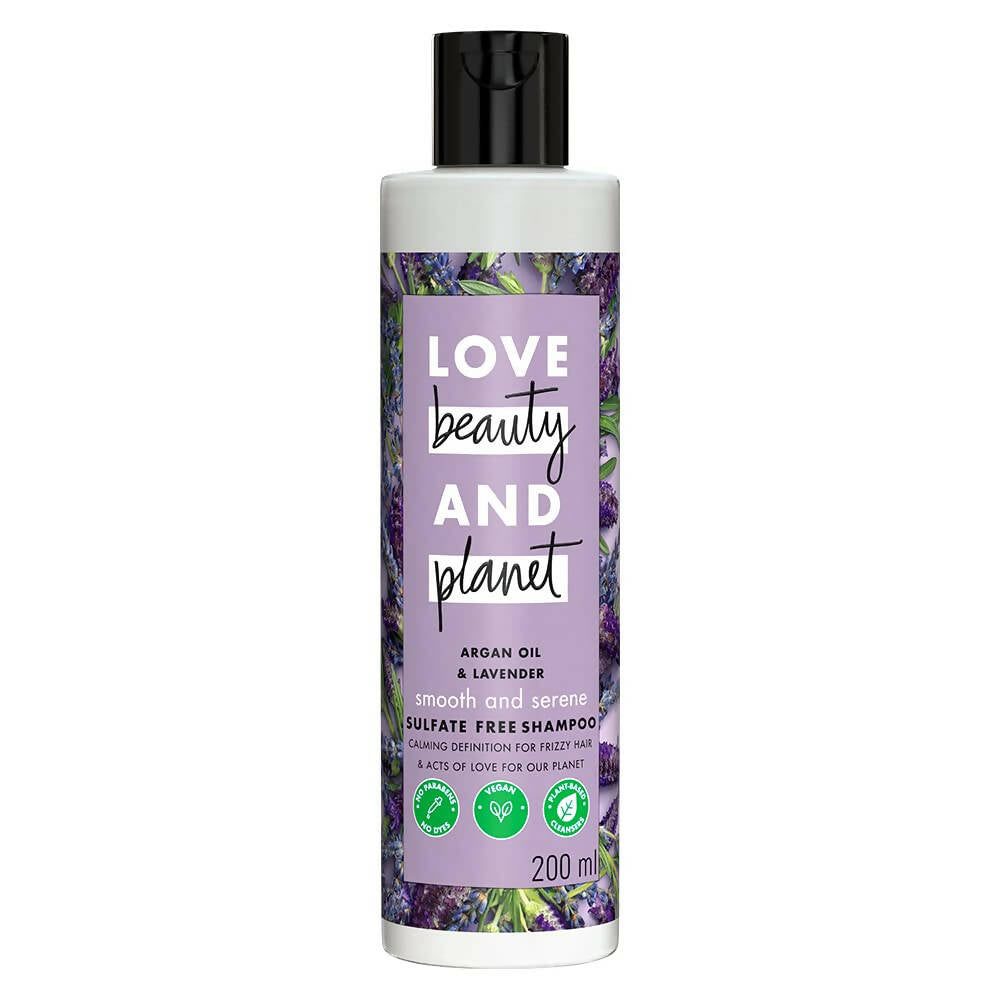 Love Beauty And Planet Argan Oil And Lavender Sulfate Free Smooth And Serene Shampoo | Grocsy