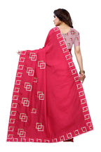 Vamika Red Dola Silk Embroidery Saree (MESHVI PINK) | Grocsy