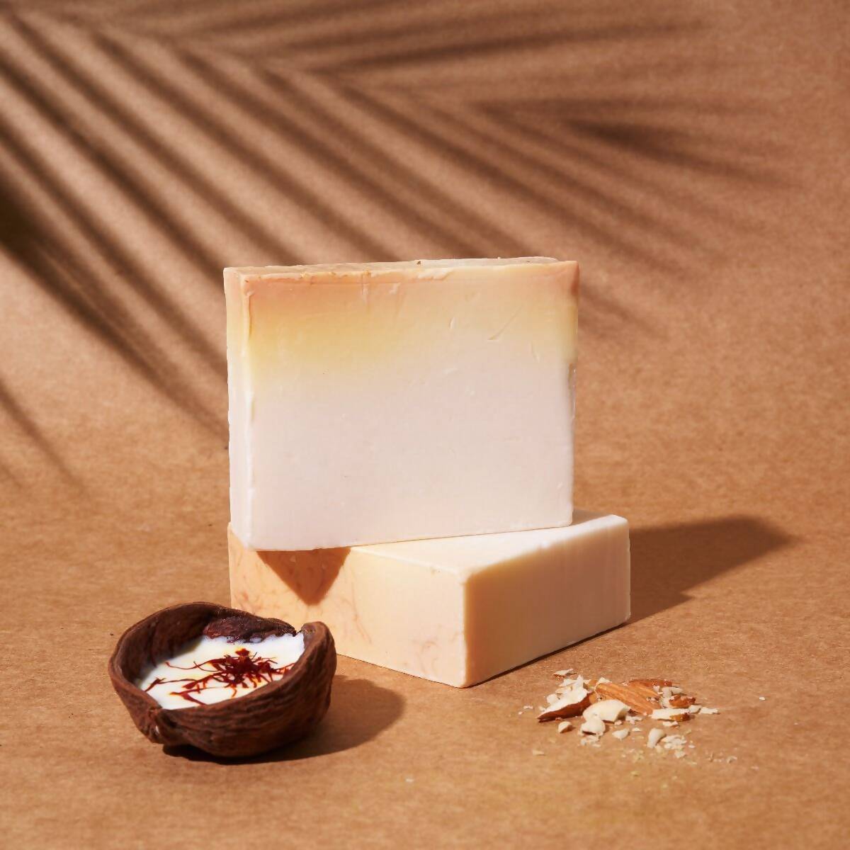 Tvam Handmade Soap – Almond Saffron Goat's Milk | Grocsy